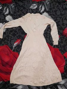 Vintage Style Creamy White Dress