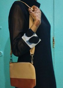 Combo Black Chain Strap Bag And Beige Sling Ba