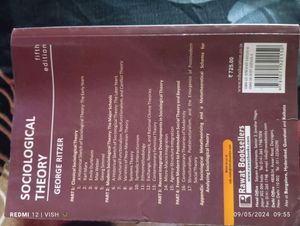 Sociology Theory Book
