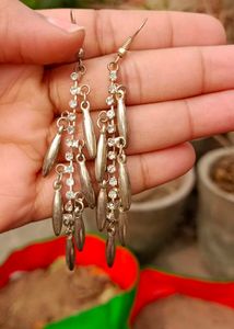 Sparkling Teal Drop Earrings