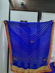 Bandhani Lehenga With Unstitched Choli