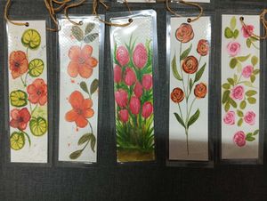 HAND PAINTED BOOKMARKS