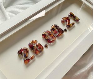 Customised Resin Name And Date