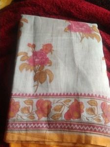 Floral Print Saree