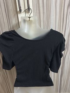 ⭕️B3G1⭕️ + 30 % Off On Combo❗️ Ribbed Buckle Top