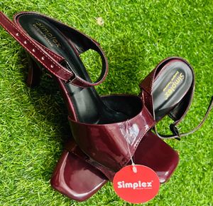 Simplex Designer Maroon Heels