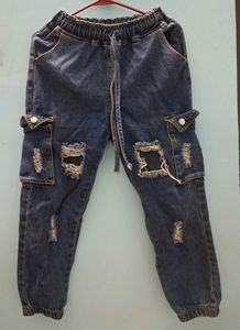 🌊Painted Jeans