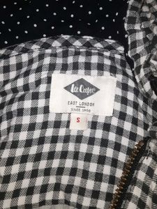 Checked Hooded Lightweight Jacket