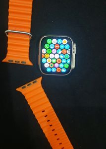 Unisex smartwatch T800 ultra watch.orange colour
