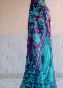 Jaipuri Printed Mulmul Cotton SAREE