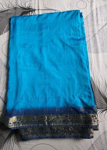 Blue Saree