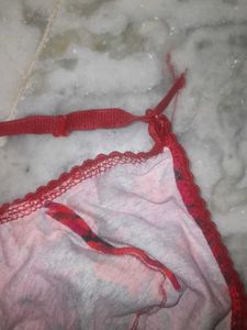 Floral Red Bra