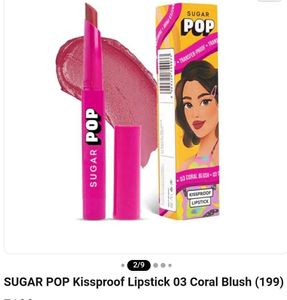 SUGAR POP KISSPROOF LIPSTICK ( TOTALLY NEW)