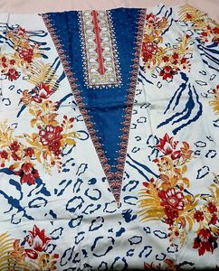 Pretty Printed Suit Material 💙