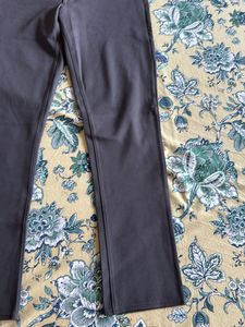 Grey Straight Pants