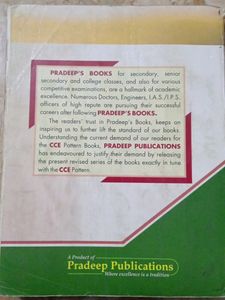 Pradeep&#39;s Science Part-III biology for class 10
