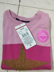 Christmas Girl Sweater, Age 5- 6mnt-