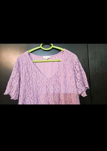 Lavender Net Plus Size Top 💜