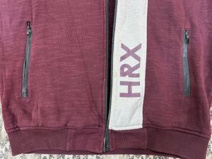HRX Maroon Full Sleeve Jacket
