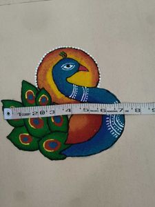 Peacock Rangoli Design