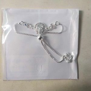 Pure Silver Butterfly 🦋 Adjustable Hand Bracelet