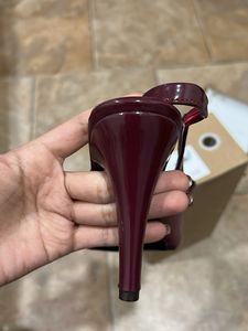 ZARA Burgundy Heels