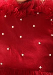 Elegant Red Girls&#39; Dress