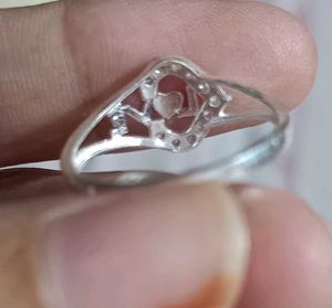 Real Silver Love Ring