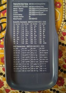 Casio engineering calculator