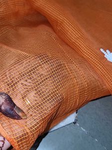 Elegant Orange Saree