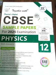 Physics Sample Paper Class 12 Cbse
