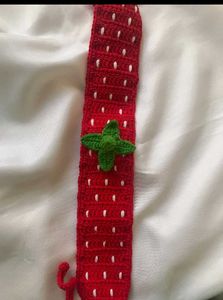 Crochet Strawberry Headband