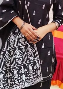 LIBAS Black kurta &amp; Sharara Set