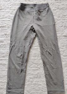 Gray Casual Pants