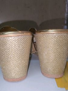 Women Wedding Golden Heels