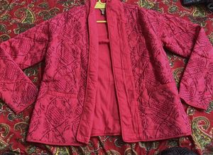 Pink Quilted Jacket