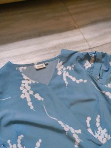 Selling Blue Aline Formal Wear Top