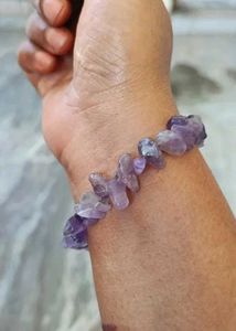 Amethyst Stone Bracelet / Handmade