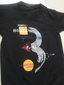 Boys Black T Shirt