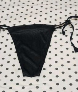 Black &amp; Red Bikini Bottom