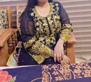 Embroidered pakstani Kurta Set with duppta