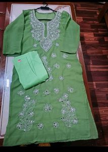 🆕 Chikankari Kurti