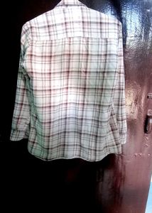 Plaid Button-Down Shirt
