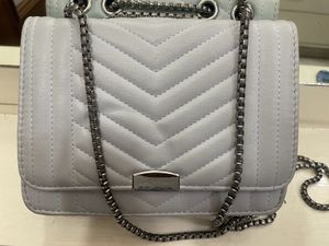 Chic Silver Crossbody Bag