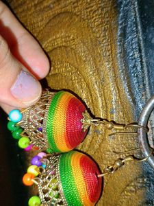 Colorful Jhumka Earrings