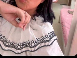 White Embroidered Top