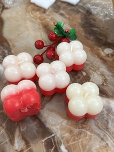 Dual Color Bubble Candle Mini Size- 5 Pcs