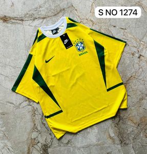 Brazil football style tshirt