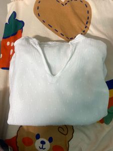 Elegant White Tunic Top