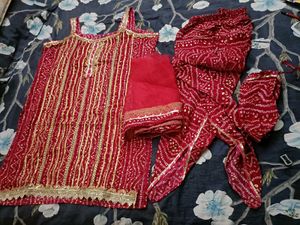 Party Wear Dhoti Dress Xl With Potli Without Sleev